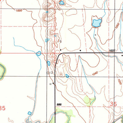 United States Geological Survey Walters NE, OK (1987, 24000-Scale) digital map