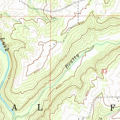 United States Geological Survey Waltersburg, IL (1962, 24000-Scale) digital map