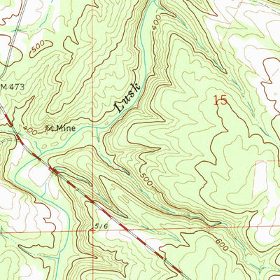 United States Geological Survey Waltersburg, IL (1962, 24000-Scale) digital map