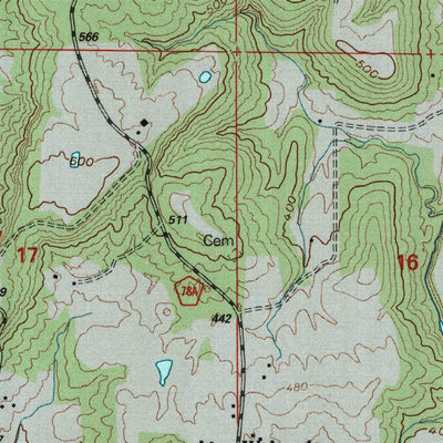 United States Geological Survey Waltersburg, IL (1996, 24000-Scale) digital map