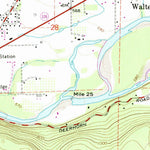 United States Geological Survey Walterville, OR (1967, 24000-Scale) digital map