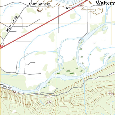 United States Geological Survey Walterville, OR (2020, 24000-Scale) digital map