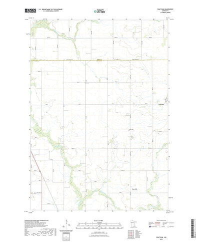 United States Geological Survey Waltham, MN (2022, 24000-Scale) digital map