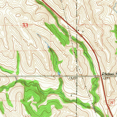 United States Geological Survey Walthill, NE (1966, 24000-Scale) digital map
