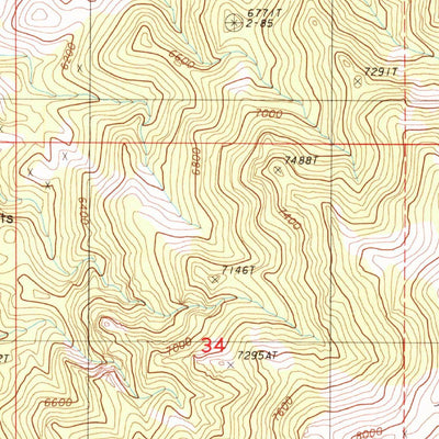 United States Geological Survey Walti Hot Springs, NV (1986, 24000-Scale) digital map