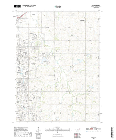 United States Geological Survey Walton, NE (2021, 24000-Scale) digital map
