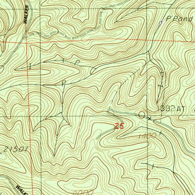 United States Geological Survey Walton, OR (1984, 24000-Scale) digital map