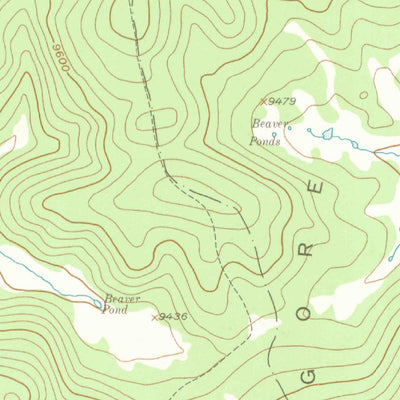 United States Geological Survey Walton Peak, CO (1956, 24000-Scale) digital map