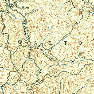 United States Geological Survey Walton, WV (1906, 62500-Scale) digital map