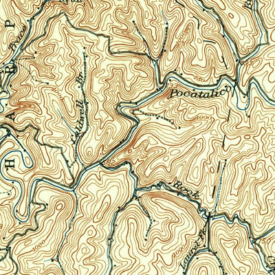 United States Geological Survey Walton, WV (1906, 62500-Scale) digital map