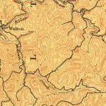 United States Geological Survey Walton, WV (1907, 62500-Scale) digital map