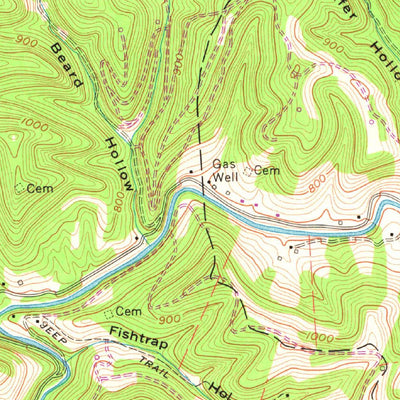 United States Geological Survey Walton, WV (1957, 24000-Scale) digital map