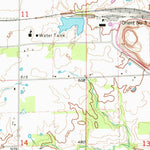 United States Geological Survey Waltonville, IL (1975, 24000-Scale) digital map