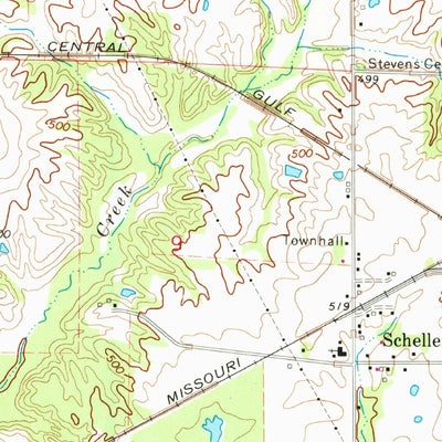 United States Geological Survey Waltonville, IL (1975, 24000-Scale) digital map