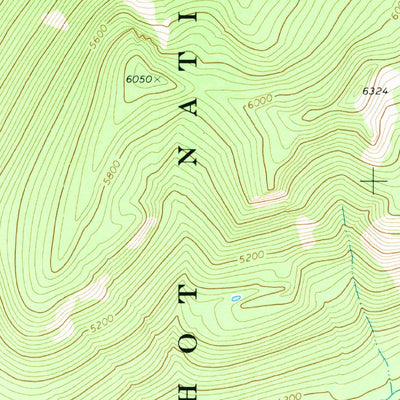 United States Geological Survey Walupt Lake, WA (1970, 24000-Scale) digital map