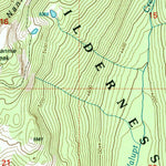 United States Geological Survey Walupt Lake, WA (1998, 24000-Scale) digital map