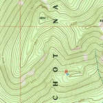 United States Geological Survey Walupt Lake, WA (1998, 24000-Scale) digital map