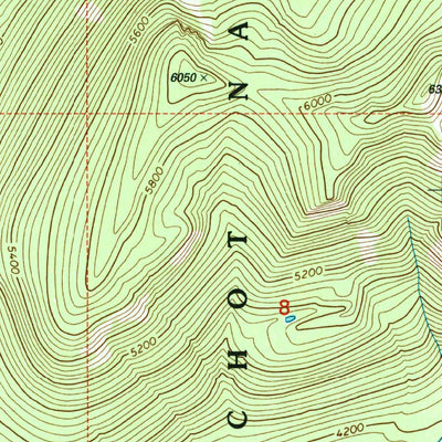 United States Geological Survey Walupt Lake, WA (1998, 24000-Scale) digital map