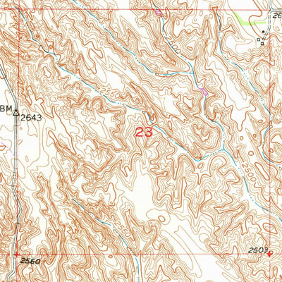 United States Geological Survey Walworth, NE (1951, 24000-Scale) digital map