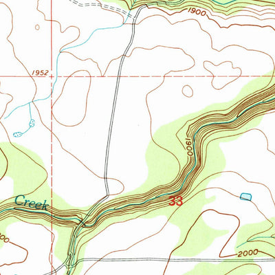 United States Geological Survey Wamic, OR (1996, 24000-Scale) digital map
