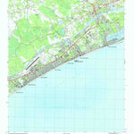 United States Geological Survey Wampee, SC (1990, 24000-Scale) digital map