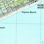 United States Geological Survey Wampee, SC (1990, 24000-Scale) digital map