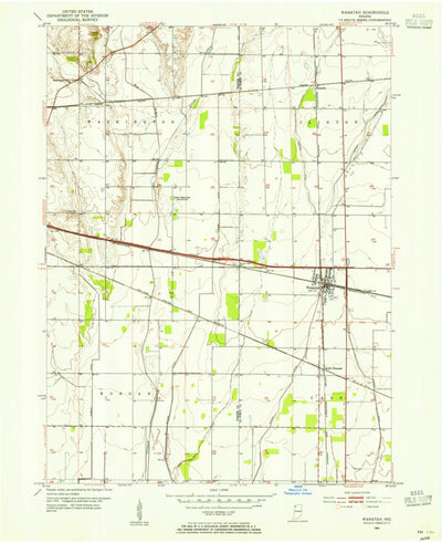 United States Geological Survey Wanatah, IN (1953, 24000-Scale) digital map
