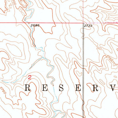 United States Geological Survey Wanblee, SD (1950, 24000-Scale) digital map