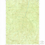 United States Geological Survey Wanderers Peak, OR (1985, 24000-Scale) digital map