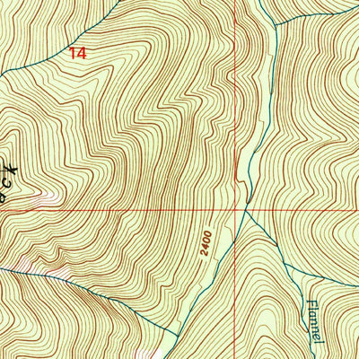 United States Geological Survey Wanderers Peak, OR (1997, 24000-Scale) digital map