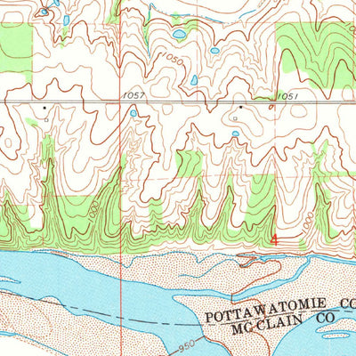 United States Geological Survey Wanette, OK (1965, 24000-Scale) digital map