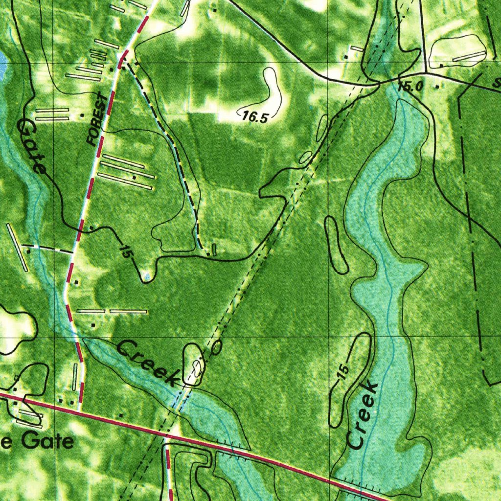 Wango, MD (1982, 24000-Scale) Map by United States Geological Survey ...