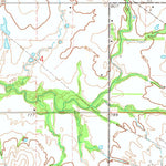 United States Geological Survey Wann, OK-KS (1972, 24000-Scale) digital map