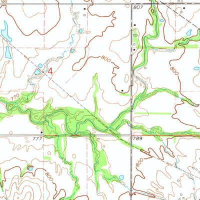 United States Geological Survey Wann, OK-KS (1972, 24000-Scale) digital map