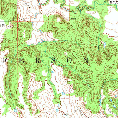 United States Geological Survey Wann, OK-KS (1972, 24000-Scale) digital map