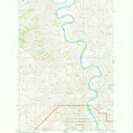 United States Geological Survey Wannagan Creek East, ND (1970, 24000-Scale) digital map