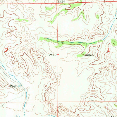 United States Geological Survey Wannagan Creek East, ND (1970, 24000-Scale) digital map