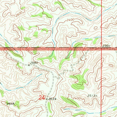 United States Geological Survey Wannagan Creek East, ND (1970, 24000-Scale) digital map