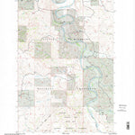 United States Geological Survey Wannagan Creek East, ND (1997, 24000-Scale) digital map