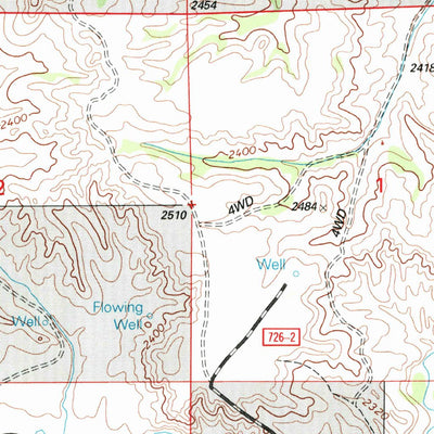 United States Geological Survey Wannagan Creek East, ND (1997, 24000-Scale) digital map
