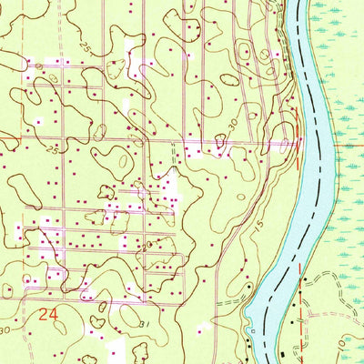 United States Geological Survey Wannee, FL (1968, 24000-Scale) digital map