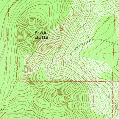 United States Geological Survey Wanoga Butte, OR (1963, 24000-Scale) digital map