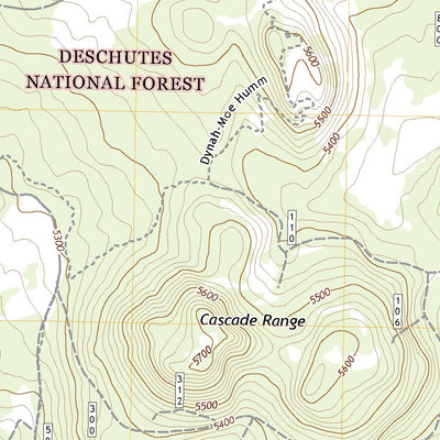 United States Geological Survey Wanoga Butte, OR (2020, 24000-Scale) digital map