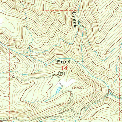 United States Geological Survey Wanship, UT (1967, 24000-Scale) digital map