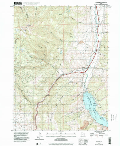 United States Geological Survey Wanship, UT (1997, 24000-Scale) digital map