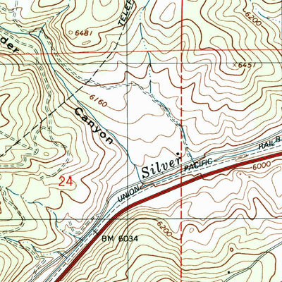 United States Geological Survey Wanship, UT (1997, 24000-Scale) digital map