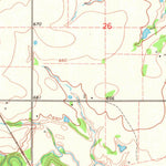 United States Geological Survey Wapanucka North, OK (1969, 24000-Scale) digital map