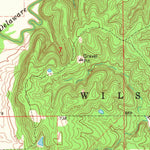 United States Geological Survey Wapanucka North, OK (1969, 24000-Scale) digital map