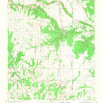 United States Geological Survey Wapanucka South, OK (1968, 24000-Scale) digital map