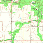 United States Geological Survey Wapanucka South, OK (1968, 24000-Scale) digital map